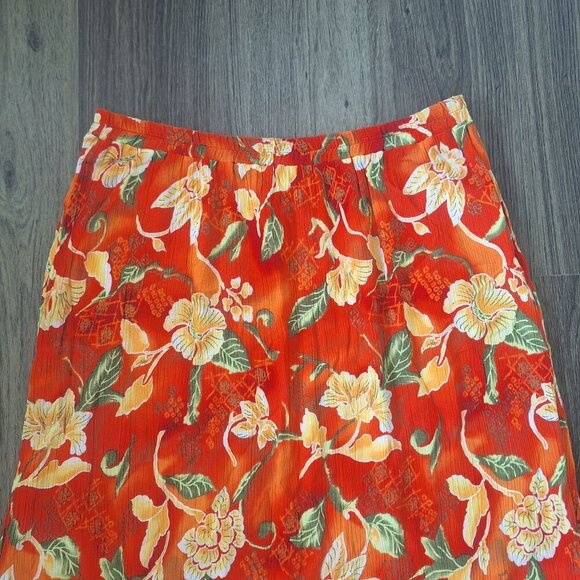 💙 Melrose Collectibles Maxi Skirt - 100% Rayon - Picture 4 of 8